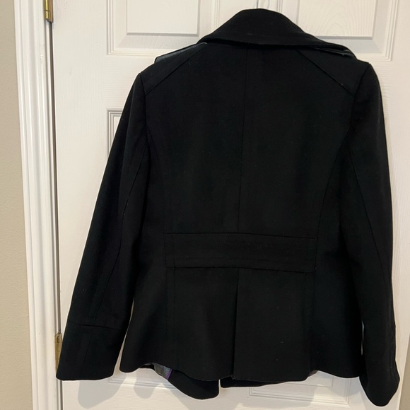 J. Crew 100% Wool Women’s Pea Coat in Black Size Small - Picture 7 of 10